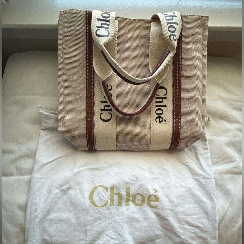 Chloe Woody Tote Bag